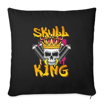 Street Art Wall Rap Street Style - Sofa pillowcase 17,3'' x 17,3'' (45 x 45 cm) - black - Front