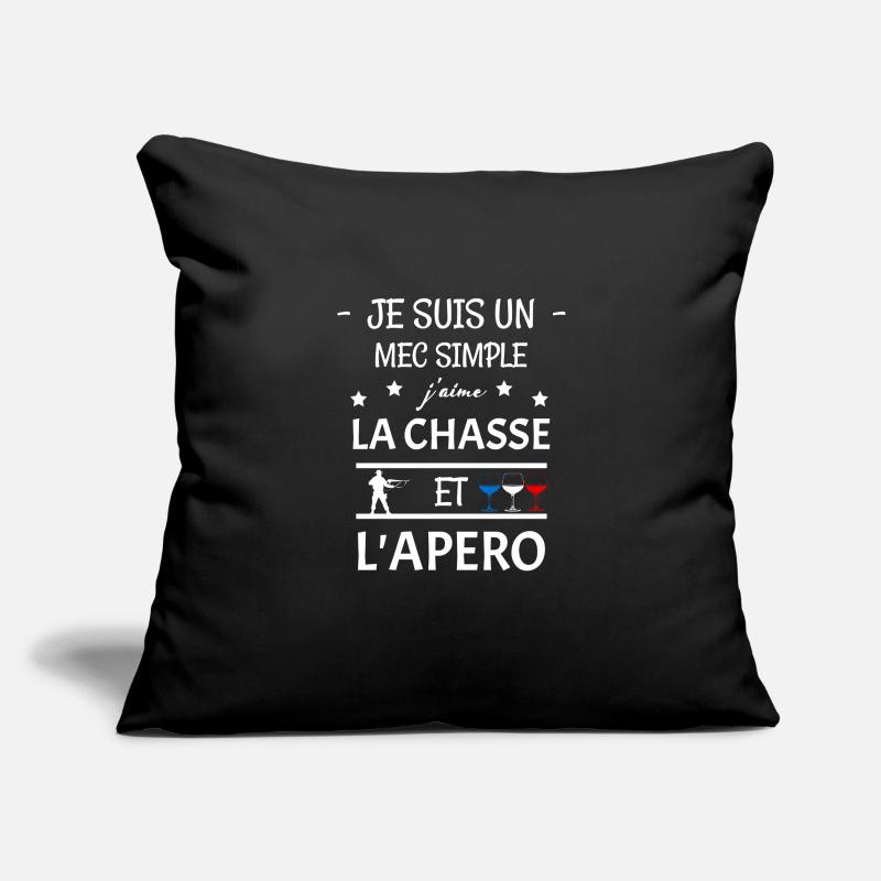 chasse Housse de coussin décorative 45 x 45 cm