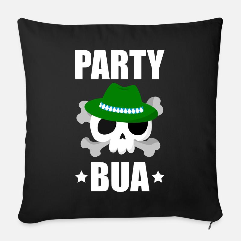 Party Bua - Sofakissenbezug 45 x 45 cm - Schwarz