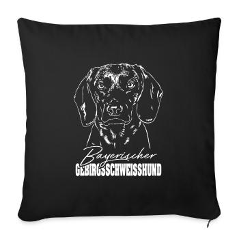 Wilsigns BAVARIAN BIRDSWITCH DOG Chiens de chasse - Housse de coussin décorative 45 x 45 cm - noir - Devant