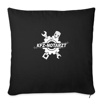 Médecin d’urgence automobile Mécanicien Réparation de tournevis Drôle - Housse de coussin décorative 45 x 45 cm - noir - Devant