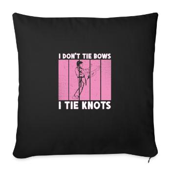 Funny Combat Sports Martial Artists For A Karate - Sofa pillowcase 17,3'' x 17,3'' (45 x 45 cm) - black - Front