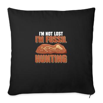 I'm Not Lost Funny Paléontology Hummor For A - Housse de coussin décorative 45 x 45 cm - noir - Devant