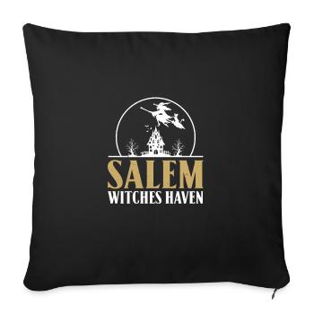 Salem The Local Witch Paradise For A Witchcraft - Sofa pillowcase 17,3'' x 17,3'' (45 x 45 cm) - black - Front
