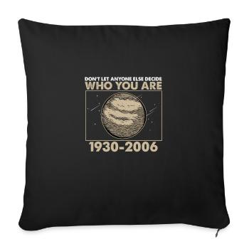Don't Let Anyone Motivational Astronomy For - Sofa pillowcase 17,3'' x 17,3'' (45 x 45 cm) - black - Front