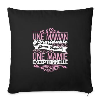 VNFEEB24Grandma Gift- An Exceptional Granny - Sofa pillowcase 17,3'' x 17,3'' (45 x 45 cm) - black - Front