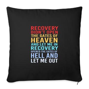 Toxicomane - Housse de coussin décorative 45 x 45 cm - noir - Devant