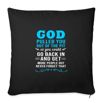 Toxicomane - Housse de coussin décorative 45 x 45 cm - noir - Devant