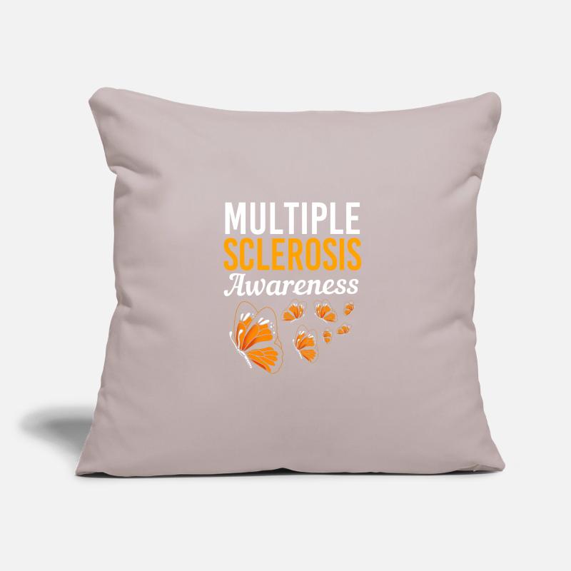 Multiple Sclerosis MS Sofa pillowcase 17,3'' x 17,3'' (45 x 45 cm)