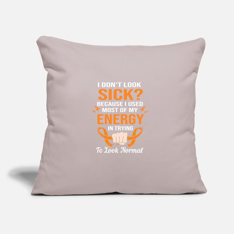 Multiple Sclerosis MS Sofa pillowcase 17,3'' x 17,3'' (45 x 45 cm)