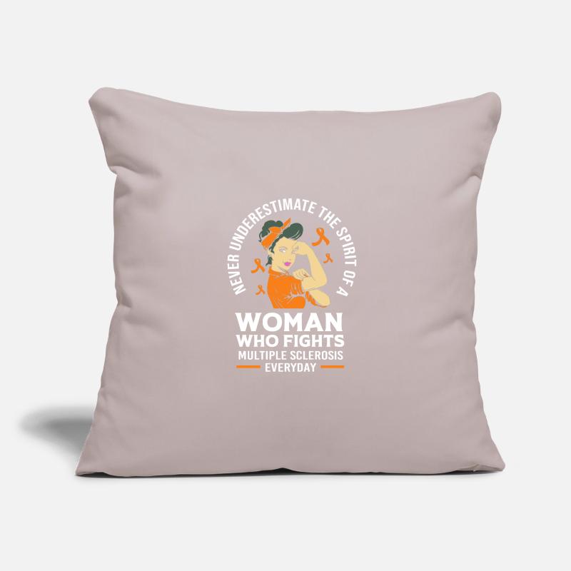 Multiple Sclerosis MS Sofa pillowcase 17,3'' x 17,3'' (45 x 45 cm)