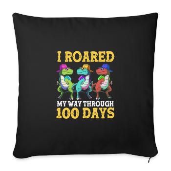 4e année - Housse de coussin décorative 45 x 45 cm - noir - Devant