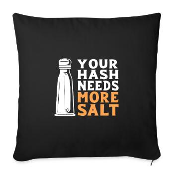 Cyber programmeur cybersécurité Hacker - Housse de coussin décorative 45 x 45 cm - noir - Devant