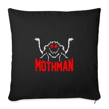 Papillon de nuit - Housse de coussin décorative 45 x 45 cm - noir - Devant