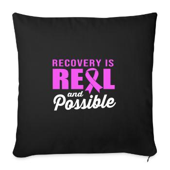Toxicomane - Housse de coussin décorative 45 x 45 cm - noir - Devant