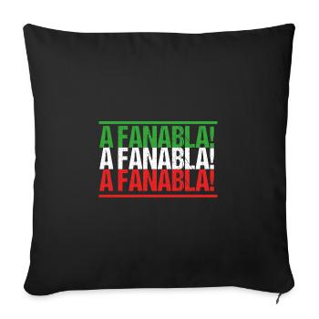 Italien Italie Italie - Housse de coussin décorative 45 x 45 cm - noir - Devant