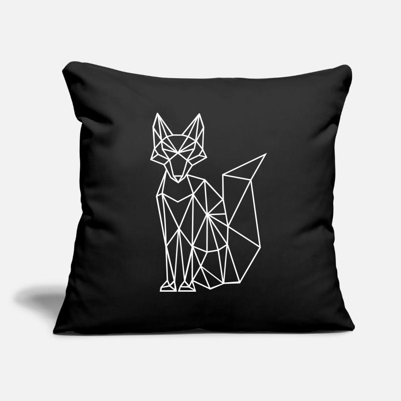Fuchs | Fox | Polygone Sofakissenbezug 45 x 45 cm