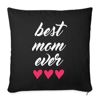 Beste Mutter aller Zeiten - Sofakissenbezug 45 x 45 cm - Schwarz - Vorne