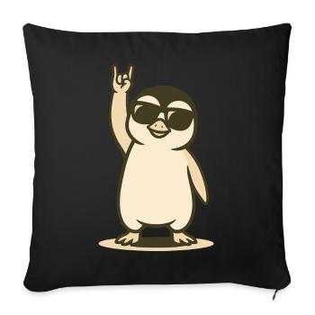Polar Rocker Chick - Sofa pillowcase 17,3'' x 17,3'' (45 x 45 cm) - black - Front