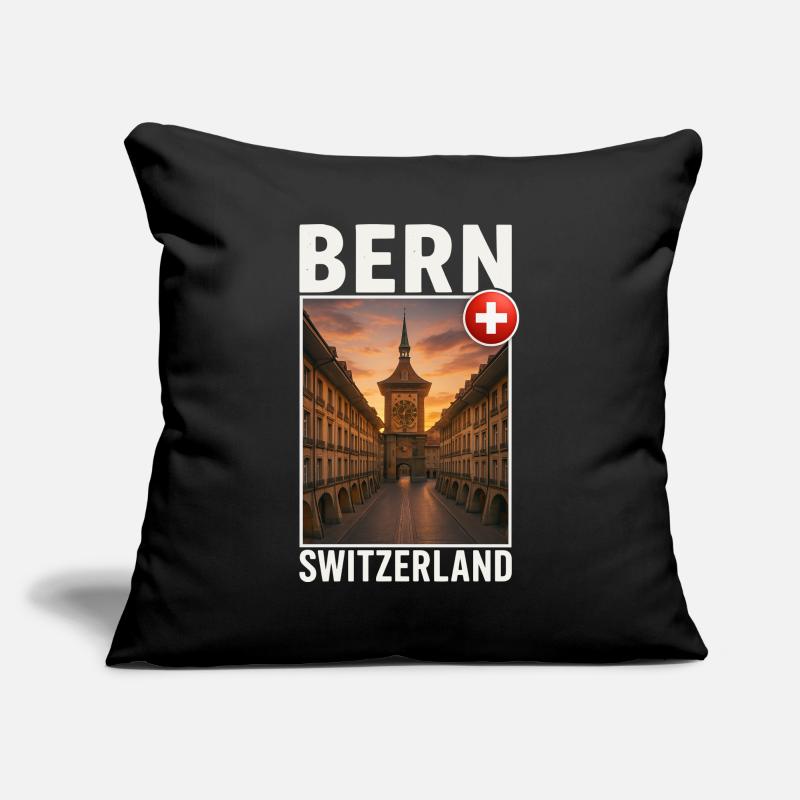 Bern Housse de coussin décorative 45 x 45 cm