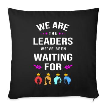 Féminisme Féministe Féministe de la Journée des Femmes - Housse de coussin décorative 45 x 45 cm - noir - Devant