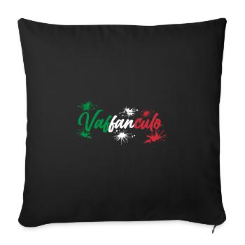 Italien Italiener Vaffanculo - Sofakissenbezug 45 x 45 cm - Schwarz - Vorne