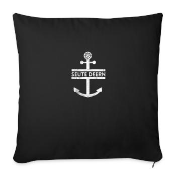 Hamburg Design Motiv Deutschland - Sofakissenbezug 45 x 45 cm - Schwarz - Vorne