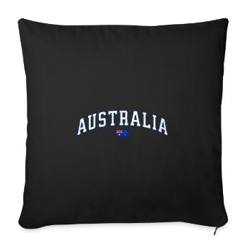 Design australien : un style emblématique pour tous les produits - Housse de coussin décorative 45 x 45 cm - noir - Devant