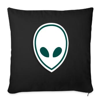 comic - Sofa pillowcase 17,3'' x 17,3'' (45 x 45 cm) - black - Front