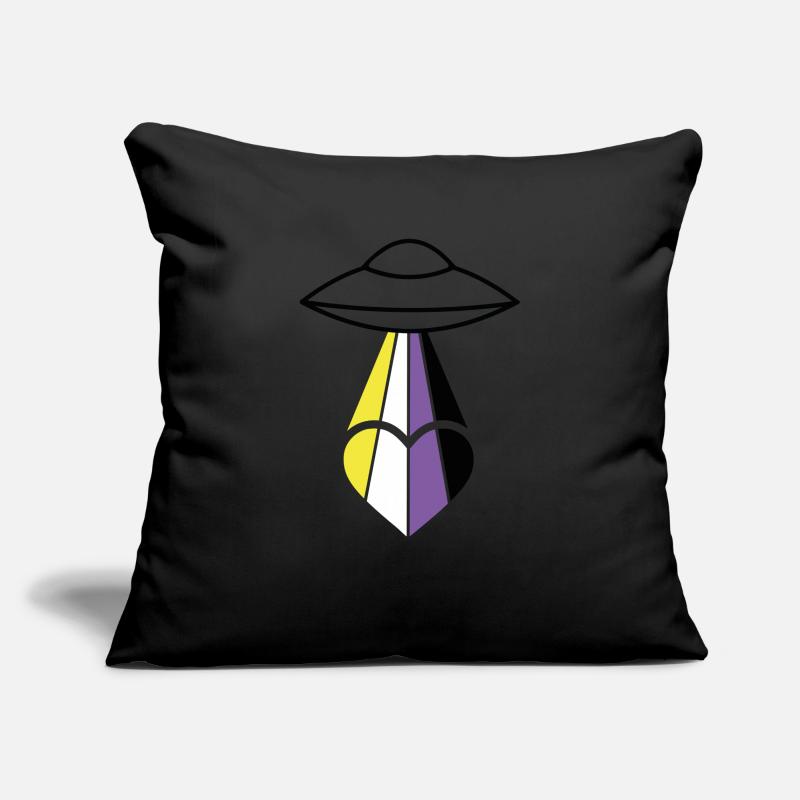 Non Binary Pride Ufo Sofakissenbezug 45 x 45 cm