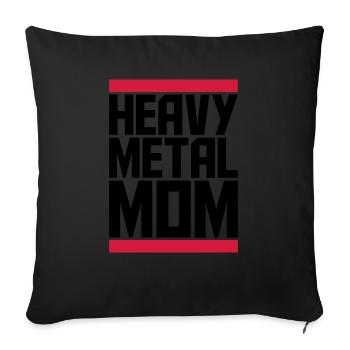 Beam Heavy Metal Mom - Sofa pillowcase 17,3'' x 17,3'' (45 x 45 cm) - black - Front