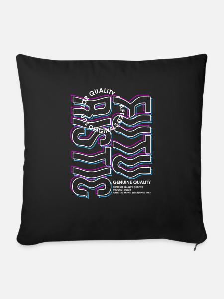 Futuristic Streetwear - Sofakissenbezug 45 x 45 cm - Schwarz