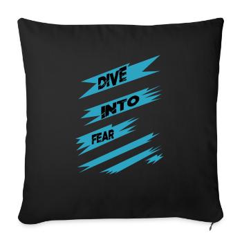 bday funny sayings present idea birthday present - Sofa pillowcase 17,3'' x 17,3'' (45 x 45 cm) - black - Front