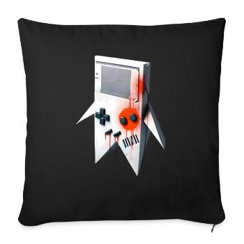 Hey Bot! - Sofakissenbezug 45 x 45 cm - Schwarz - Vorne
