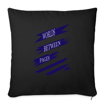 Livres Amoureux Littérature Évasion Numérique Présent - Housse de coussin décorative 45 x 45 cm - noir - Devant