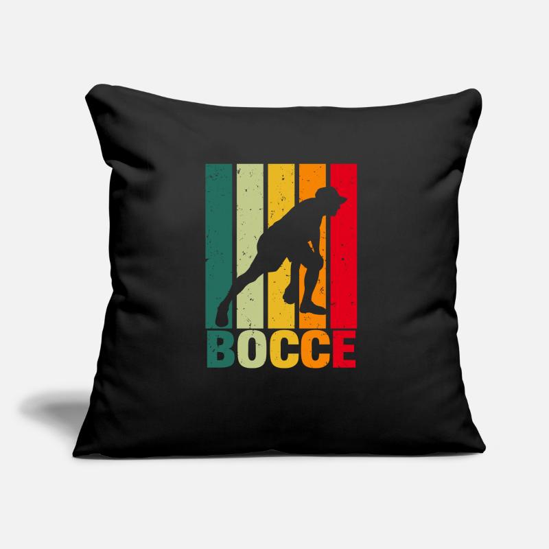 Bocce Ball Bocce Player Sofa pillowcase 17,3'' x 17,3'' (45 x 45 cm)