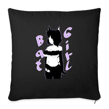 Batgirl Stephanie - Sofakissenbezug 45 x 45 cm - Schwarz - Vorne