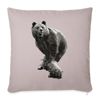 JURKA dans la rivière SW - Housse de coussin décorative 45 x 45 cm - taupe clair - Devant