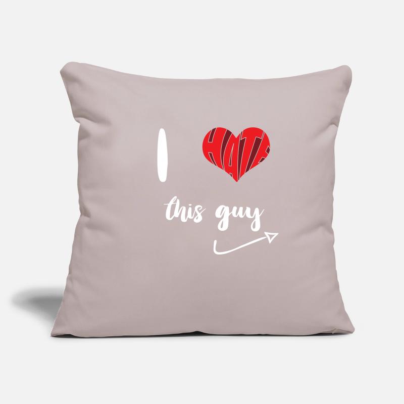 Hate This Guy Stop Hate Anti Hate Sofa pillowcase 17,3'' x 17,3'' (45 x 45 cm)