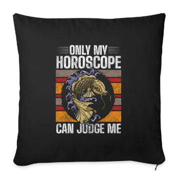 Caractéristiques d’anniversaire de Zodiac Signs - Housse de coussin décorative 45 x 45 cm - noir - Devant