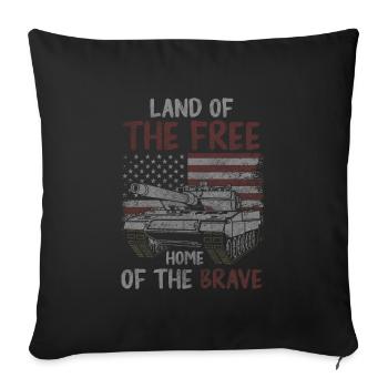 War Weapon Battle - Sofa pillowcase 17,3'' x 17,3'' (45 x 45 cm) - black - Front