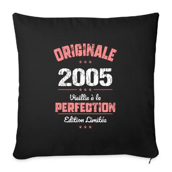 20th Anniversary - Original - 2005 - Sofa pillowcase 17,3'' x 17,3'' (45 x 45 cm) - black - Front