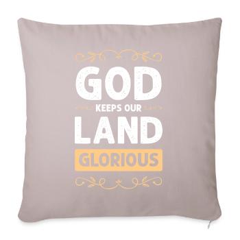 God Bible - Sofa pillowcase 17,3'' x 17,3'' (45 x 45 cm) - light taupe - Front