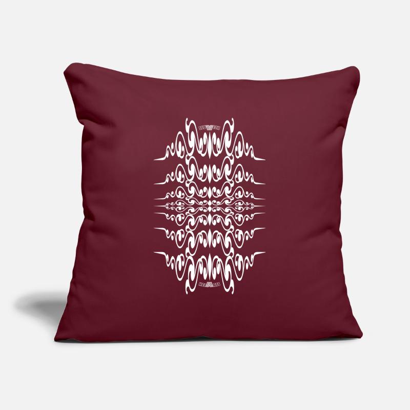 Abstract No. 67 white Sofa pillowcase 17,3'' x 17,3'' (45 x 45 cm)