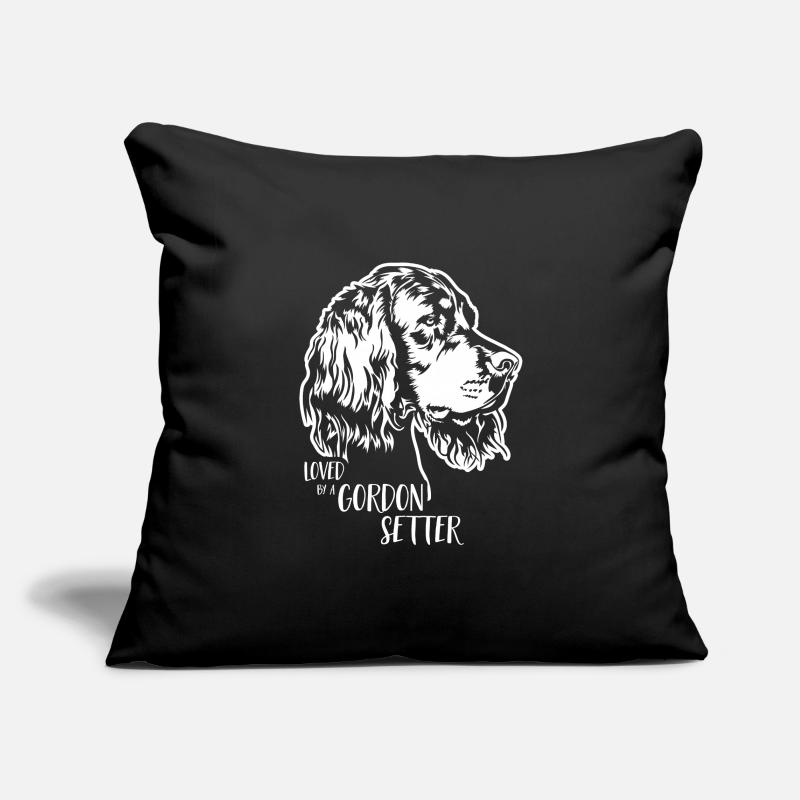 Loved by a Gordon Setter Dog Wilsigns Sofa pillowcase 17,3'' x 17,3'' (45 x 45 cm)