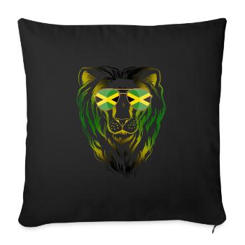 Jamaïque - Housse de coussin décorative 45 x 45 cm - noir - Devant