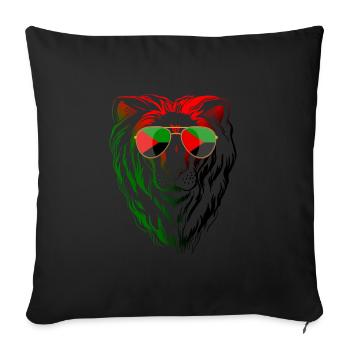 Martinique - Housse de coussin décorative 45 x 45 cm - noir - Devant