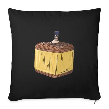 Cubic Cannon Strike Firecracker Fireworks Banger - Sofa pillowcase 17,3'' x 17,3'' (45 x 45 cm) - black - Front