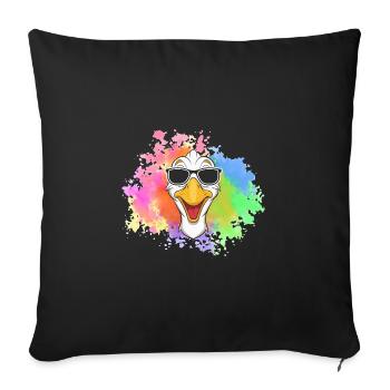 Goose - Sofa pillowcase 17,3'' x 17,3'' (45 x 45 cm) - black - Front