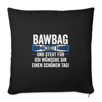 Scots Scottish Scotland - Sofa pillowcase 17,3'' x 17,3'' (45 x 45 cm) - black - Front
